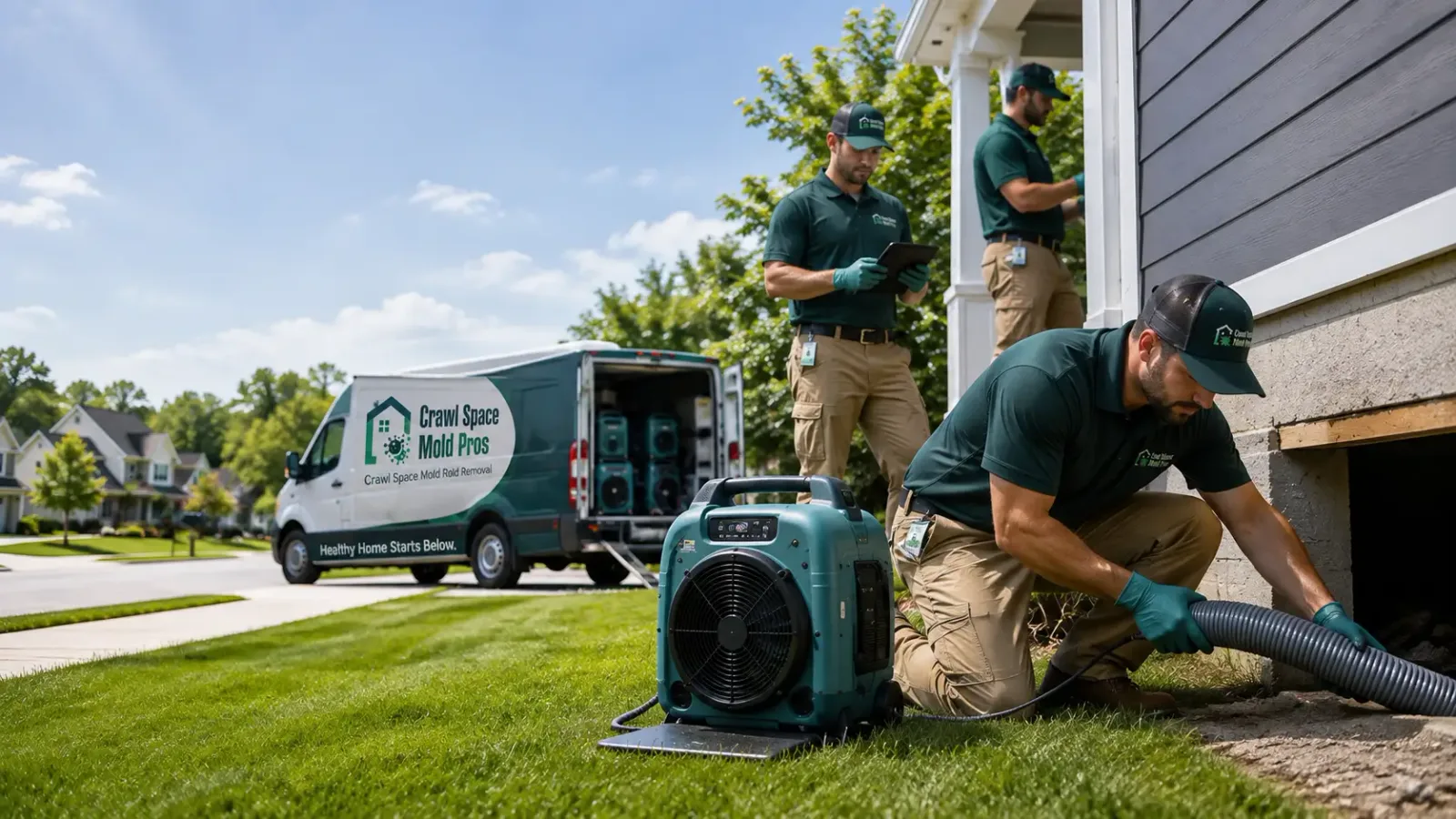 Crawl Space Mold Removal in Waucoma, IA